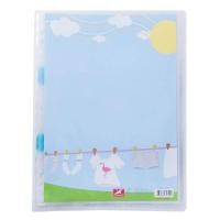 ราคา FLAMINGO แฟ้มโชว์พลาสติก A4 ฟลามิงโก้ รุ่น 9085A สีฟ้า (MKP0979929)