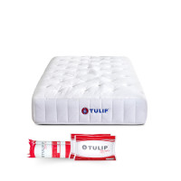 ราคา TULIP ที่นอนระบบบอนเนลล์สปริงแบบมาตรฐานผ้าทอสีขาว หนา 10 นิ้ว รุ่น Victoria ขนาด 3.5 ฟุต (MKP1892697)