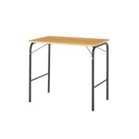 ราคา MUJI โต๊ะพับขาเหล็ก หน้าโต๊ะไม้ (กว้าง 80 x ลึก 50 x สูง 70 ซม.) (MJT51681623)