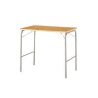 ราคา MUJI โต๊ะพับขาเหล็ก หน้าโต๊ะไม้ (กว้าง 80 x ลึก 50 x สูง 70 ซม.) (MJT51681616)