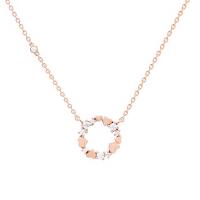 ราคา JEWELLISTA สร้อยพร้อมจี้รุ่น Leona เงินแท้ ประดับพลอย CZ สีโรสโกลด์ (MKP1452090)