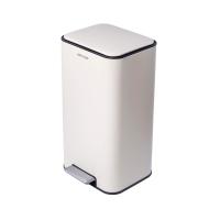 ราคา SUPER LOCK ซุปเปอร์ล็อค ถังขยะสแตนเลสแบบเหยียบ ถังขยะมินิมอลระบบปิดนุ่มนวล Soft Close, Stainless steel(410) pedal bin รุ่น 9602 ขนาด 30 ลิตร (MKP1866216)