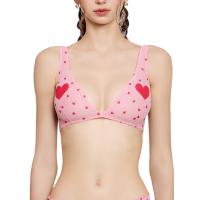 ราคา WACOAL เสื้อชั้นในผู้หญิง บราไร้โครง รูปแบบ see through สีชมพู A75 (MKP1895116)