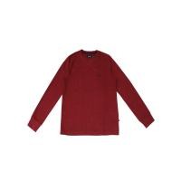 ราคา NAUTICA เสื้อยืดแขนยาวสำหรับผู้ชาย สีแดง L (MKP1682021)