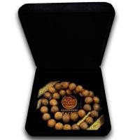 ราคา AGARHARVEST ชุดของขวัญ สร้อยข้อมือ จากแก่นไม้กฤษณา สร้อย ไม้หอม แท้ 100% (33เม็ด) ใส่กล่องกำมะหยี่สีดำ (MKP1400411)