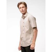 ราคา OLYMP เสื้อเชิ้ตแขนสั้น สีน้ำตาลอ่อนพิมพ์ลาย ทรงหลวม ยืดหยุ่น ควบคุมอุณหภูมิความชื้น ใส่สบายเหมือนใส่เสื้อกีฬา M (MKP1715950)