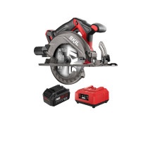 ราคา SKIL เลื่อยวงเดือนไร้สาย ขนาด 165 MM. 20 โวลต์ รุ่น CR5413C-00 พร้อมแบตเตอรี่ 5 แอมป์อาว + แท่นชาร์จ 1 เครื่อง / สีแดง-ดำ (MKP1400558)