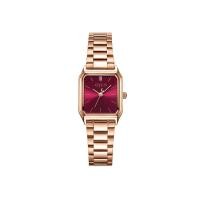 ราคา JULIUS นาฬิกาข้อมือผู้หญิง รุ่น JA-1304 C สีโรสโกลด์ หน้าปัดแดง สายสแตนเลสสตีล แบรนด์เกาหลี แฟชั่นฮิตของแท้ (MKP0859636)