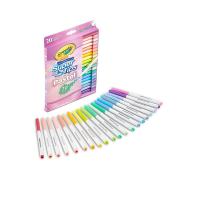 ราคา CRAYOLA สีเมจิก ล้างออกได้ Super Tips, Pastel 20 สี (CDS19072395)