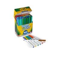 ราคา CRAYOLA สีเมจิก ล้างออกได้ Super Tips 100 สี (CDS19072289)