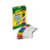ราคา CRAYOLA สีเมจิก ล้างออกได้ Super Tips 20 สี (CDS19072210)