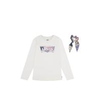 ราคา LEVI'S KIDS เสื้อยืดเด็กโตผู้หญิง Patchwork Batwing Long Sleeves สี Levi'S Egret XL (CDS17860499)