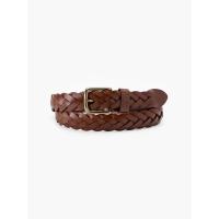 ราคา LEVI'S เข็มขัดผู้ชาย Leather Braided Belt สี Cognac 100 (MKP1777885)