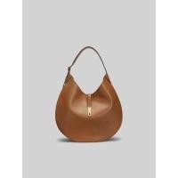 ราคา POLO RALPH LAUREN กระเป๋าผู้หญิง-Polo ID Calfskin Large Shoulder Bag-สีเบจ One Size (GRMKPPR000121418)