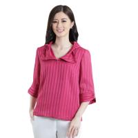 ราคา MIKIKO เสื้อเบลาส์ ผู้หญิง ชีฟอง ด๊อบบี้ แขนยาว บานเย็น L (MKP1896245)