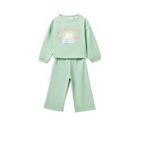 ราคา SFERA KIDS ชุดเซ็ตเด็กโตผู้หญิง Long Terry สีเขียว 7 EU (CDS18953435)