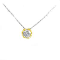 ราคา FINEJEWELTHAI ซื้อ 1 แถม 1 จี้เงินแท้ จี้เพชร - P1056cz02e-g สีทอง (MKP0372680)