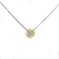 ราคา FINEJEWELTHAI ซื้อ 1 แถม 1 จี้เงินแท้ จี้เพชร - P1058cz00e-g สีทอง (MKP0372675)