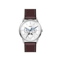 ราคา FOSSIL นาฬิกาข้อมือผู้ชาย FS5905, สายหนัง ,สีน้ำตาล (MKP1904437)