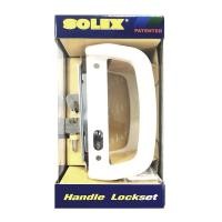 ราคา SOLEX มือจับลอยบานเลื่อนซิงค์อัลลอยด์ SOLEX รุ่น A4512 1785 HT สีขาว (MKP0735563)