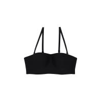 ราคา WACOAL เสื้อชั้นในผู้หญิง Surprise Top Bra บราไร้โครงเกาะอก สลับสายบ่า สีดำ A75 (MKP1903731)