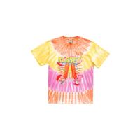 ราคา Kloset&Etcetera เสื้อยืดผู้หญิงมัดย้อม Fighto Tie Dye T-shirt ลายไอศกรีม สีส้ม S (MKP1847221)