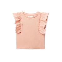 ราคา SFERA KIDS เสื้อยืดเด็กโตผู้หญิง Ruffled Ribbed สีแซลมอน 9 EU (CDS18953022)