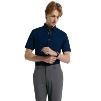 ราคา G2000 เสื้อเชิ้ตแขนสั้นแบบทางการสำหรับผู้ชาย Smart Fit สีฟ้า 9 EU (GRMKPPR000155708)