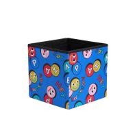 ราคา MINI MONO กล่องเก็บของ ขนาด 26x26x28 ซม. ลาย Happy สีน้ำเงิน (CDS13481711)