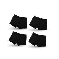 ราคา Era-won กางเกงในผู้ชาย ไข่สะอาด Zinc Plus Anti-bac Underwear trunks สี ดำ แพ็ค 4 ตัว M (MKP1904839)