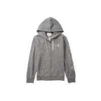 ราคา American Eagle เสื้อกันหนาวผู้ชาย 1906 INTL GRAPHIC HTHR FZ HOODIE สี เทา XS (MKP1900367)