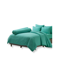 ราคา JESSICA BEDDING ชุดผ้าปูที่นอน 6 ฟุต 6 ชิ้น (คิงไซซ์) รุ่น Anti-Virus JA001 สีเขียว (MKP1906811)
