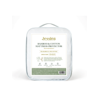 ราคา JESSICA BEDDING ผ้ารองกันเปื้อนกันน้ำ รุ่น Bamboo & Cotton ขนาด 3.5 ฟุต สีขาว (MKP1906827)