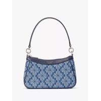 ราคา KATE SPADE NEW YORK กระเป๋าสะพายไหล่รุ่น Spade Flower Jacquard Denim Convertible Shoulder Bag สีหลากสี One Size (MKP1907456)