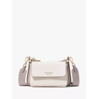 ราคา KATE SPADE NEW YORK กระเป๋าสะพายข้างรุ่น Double Up Colorblocked Crossbody สีน้ำตาล One Size (MKP1907396)