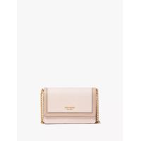 ราคา KATE SPADE NEW YORK กระเป๋าสะพายข้างรุ่น Morgan Colorblocked Flap Chain Wallet สีชมพู One Size (MKP1907431)