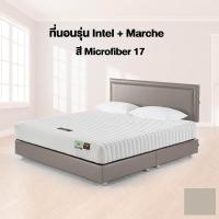 ราคา LOTUS ที่นอนรุ่น INTEL I + เตียงรุ่น MARCHE - Microfiber17 ขนาด 5 ฟุต สีเทา (MKP1344003)