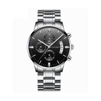 ราคา FNGEEN นาฬิกาข้อมือผู้ชาย แบรนด์ชั้นนำ หรูหรา ควอตซ์-นาฬิกา FEN5055 Silver (MKP1626483)