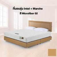 ราคา LOTUS ที่นอนรุ่น INTEL I + เตียงรุ่น MARCHE - Microfiber02 ขนาด 5 ฟุต สีน้ำตาลอ่อน (MKP1344007)
