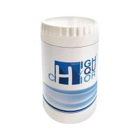 ราคา Highquchior คลอรีนชนิดผง 65% บรรจุกระป๋อง ขนาด 1 กก. ฉลากขาว - ฟ้า (MKP0822693)
