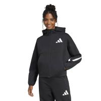 ราคา ADIDAS เสื้อฮู้ดดี้ผู้หญิงซิปยาวเต็มตัว Adidas Z.N.E. สี Black / White S (CDS19100265)