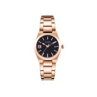 ราคา JULIUS นาฬิกาข้อมือผู้หญิง รุ่น JA-1466 H สีโรสโกลด์ หน้าปัดดำ สายสแตนเลสสตีล (MKP1845335)