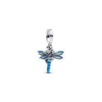 ราคา PANDORA จี้ชาร์ม Pandora Dragonfly Sterling Silver Double Dangle สีเงิน (MKP1907279)