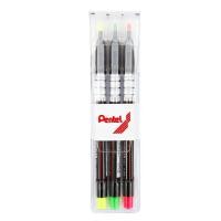 ราคา PENTEL ปากกาเน้นข้อความ (แพ็ค3ด้าม) คละสี เพนเทล (MKP1472854)