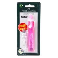 ราคา FABER CASTELL เทปลบคำผิด+รีฟิลล์ Faber-Castell QJR-506 สีชมพู 5มมx6ม. (MKP1001321)