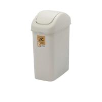 ราคา LUSTROWARE ถังขยะมีฝาปิดทรงสี่เหลี่ยมผืนผ้า รุ่น L2002MW สีครีม ความจุ 15 ลิตร (CDS91100863)