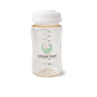 ราคา ATTITUDE MOM ขวดนม BPA Free ทรงคอกว้างพร้อมฝาปิดขวด (1 ขวด) รุ่น 8870 8 ออนซ์ สีชา (CDS20437909)
