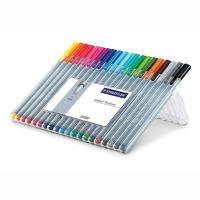 ราคา Staedtler ปากกาหัวสักหลาด 0.3มม. คละสี(20สี) สเต็ดเล่อร์ 334SB20 (MKP0994556)