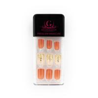 ราคา Glaze & Glam เล็บปลอมสำเร็จรูปพร้อมเทปกาวในตัว 30 ชิ้น PM0024 (CDS23219861)