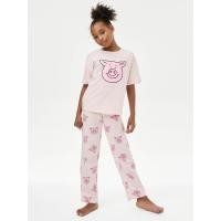 ราคา MARKS & SPENCER KIDS ชุดนอนกางเกงเด็กเล็กผู้หญิง Percy Pig สีชมพู 2-3 Years (GRCDS20424030249)